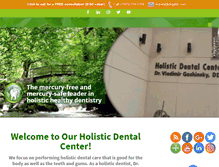 Tablet Screenshot of holisticdentalcenternj.com